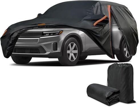Car Cover for Honda Prologue 2023-2026 and for Lincoln Nautilus 2018-2026 and for Lincoln Aviator 2003-2026, Sun Rain UV Snow Dust Protection, Custom Fit with Driver Door Zipper & Reflective Strips in Saudi Arabia