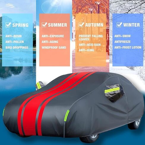 Car Cover Compatible with Chevrolet Camaro Convertible 1992-2002,Outdoor Car Covers All Weather Waterproof Breathable Large Car Cover with Zipper,Custom Full Car Cover,for Snow Rain Dust Protection ( in Saudi Arabia