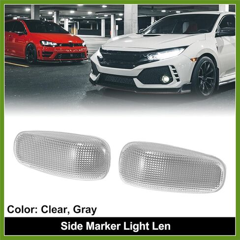 Pair Front Signal Side Marker Light Lens Cover for Dodge Sprinter 2500 3500 2003-2006 5124431AA 05124431AA Vehicle Components in Saudi Arabia