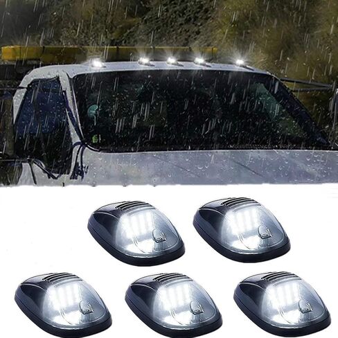 Solar Powered Cab Lights for Trucks - No Drill Wireless Installation, Waterproof with Motion Sensor | Auto On/Off, Vibration Activated LED Lights in Kuwait