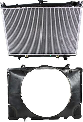 Garage-Pro Radiator KIT Compatible with Nissan Pathfinder 1987, D21 1986-1994, Pickup 1995-1997 Direct Fit 2.4L With Transmission Cooler in Saudi Arabia