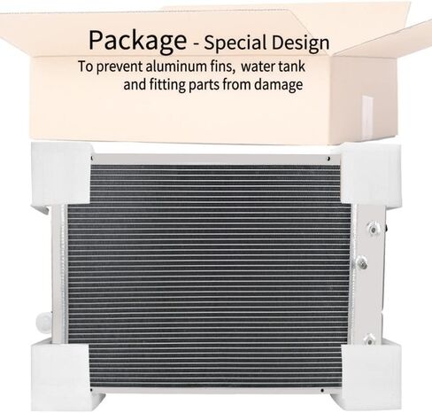 3 Row Radiator Compatible with 1984-1988 Nissan 300ZX Z31 VG30 3.0 V6 Coupe, 3 Core Aluminum Cooling Radiators 1985 1986 1987 in Kuwait