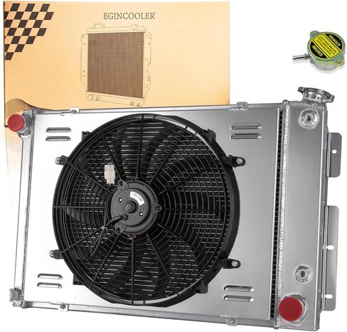 3 Row Core Aluminum Radiator for 1967 1968 1969 Chevy Camaro Pontiac Firebird V8 Radiators Big Block 23''W Core Radiador +Shroud Fan 67 68 69 in Saudi Arabia