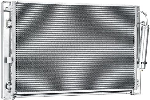 3 Row Radiator For 08-2013 Infiniti G35 3.5L/G37 3.7L Aluminum Crossflow Radiator+Condenser Combo+Shroud Fan AT in Saudi Arabia