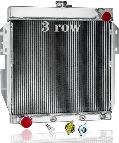 3Row مشعاع ألومنيوم يصلح ل 1955 1956 1957 فورد ثندربيرد 4.8L 5.1L V8 in Kuwait