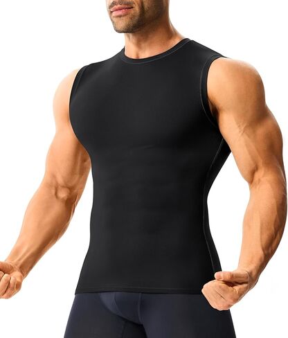 Nebility Men's Compression Shirts Athletic Workout Sports Undershirt in Saudi Arabia