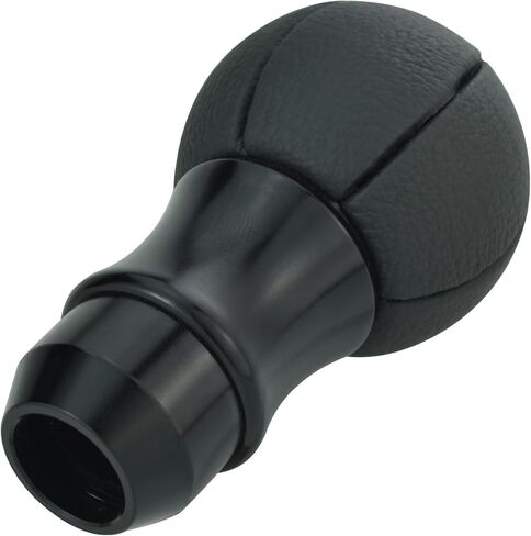 Arenbel 5 Speed Leather Shifter Grip Stick Knob Ball Shape Car Gear Shift Lever Handles Fit Most Auto Manual Transmissions, Black in Saudi Arabia