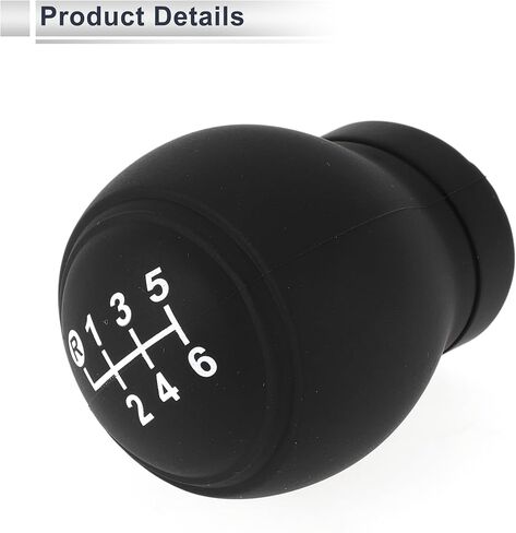 1 Pc Universal Gear Shift Knob Cover Anti-Slip 6x5cm/2.36"x1.97" Stick Shifting Handle Protector Manual Black Silicone in Saudi Arabia