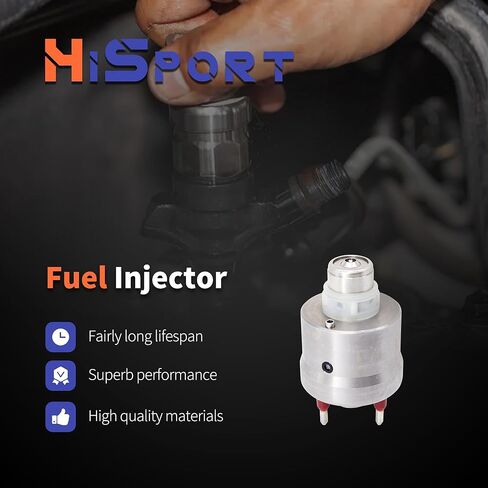 HiSport Fuel Injectors 19110538 TJ7 Replacement Compatible with GMC Yukon C1500 & Buick Roadmaster & Chevrolet Tahoe Blazer Caprice & Cadillac Brougham & Isuzu NPR & Oldsmobile 5.7L V8, 2PCS in Saudi Arabia