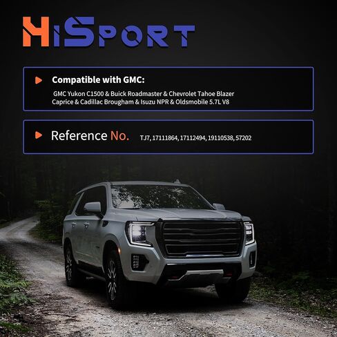 HiSport Fuel Injectors 19110538 TJ7 Replacement Compatible with GMC Yukon C1500 & Buick Roadmaster & Chevrolet Tahoe Blazer Caprice & Cadillac Brougham & Isuzu NPR & Oldsmobile 5.7L V8, 2PCS in Saudi Arabia