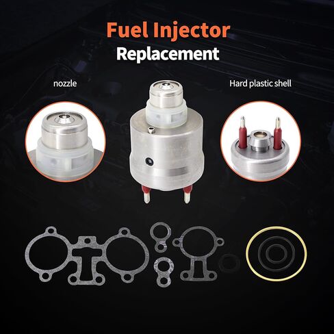 HiSport Fuel Injectors 19110538 TJ7 Replacement Compatible with GMC Yukon C1500 & Buick Roadmaster & Chevrolet Tahoe Blazer Caprice & Cadillac Brougham & Isuzu NPR & Oldsmobile 5.7L V8, 2PCS in Saudi Arabia