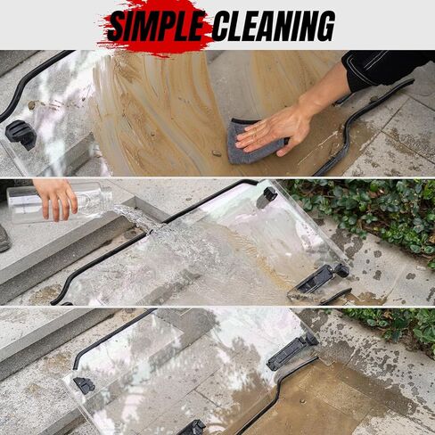 A & UTV PRO Front Full Vented Windshield for Kawasaki Teryx 800 / Teryx4 800 2016-2025, Dustproof Clear Poly Window Adjustable Vents full Windscreen for Kawasaki Teryx Teryx4 Accessories in Saudi Arabia