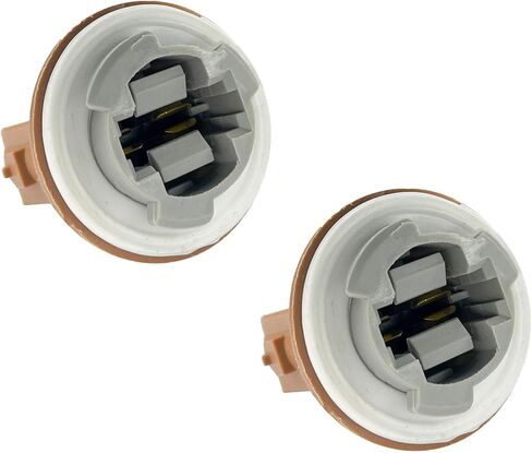 2 PCS Turn Signal Tail Light Socket, Parking Taillight Brake Light Socket Compatible with Ford Focus Fusion F150 F250 F350 Super Duty Ranger Lincoln Mark LT, Turn Signal Lamp Socket in Kuwait