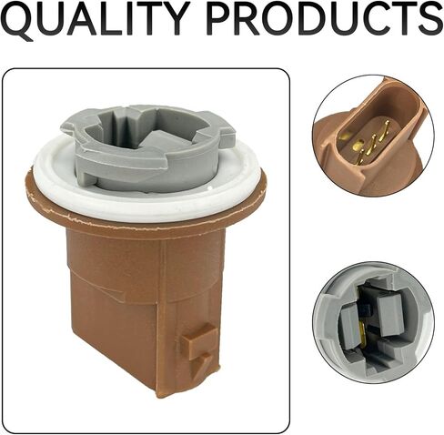 2 PCS Turn Signal Tail Light Socket, Parking Taillight Brake Light Socket Compatible with Ford Focus Fusion F150 F250 F350 Super Duty Ranger Lincoln Mark LT, Turn Signal Lamp Socket in Kuwait