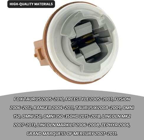 2 PCS Turn Signal Tail Light Socket, Parking Taillight Brake Light Socket Compatible with Ford Focus Fusion F150 F250 F350 Super Duty Ranger Lincoln Mark LT, Turn Signal Lamp Socket in Kuwait