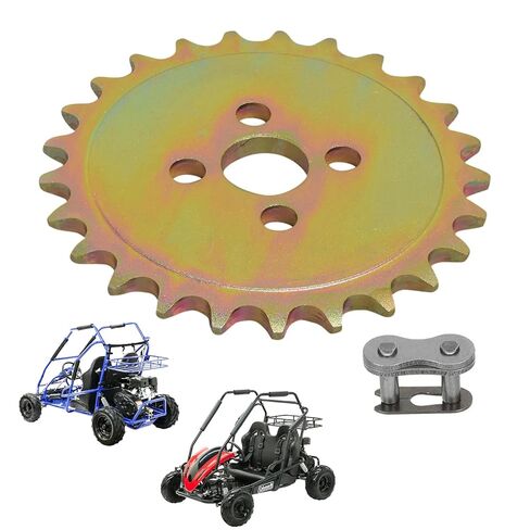 420 Chain 25 Tooth Chain Front Sprocket for KT196 CK196 196cc 6.5 Hp Go Kart in Saudi Arabia