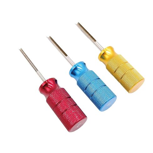 Deutsch Terminal Removal Key Tool, 14/16 / 20 AWG DT, DTM, DTP Terminal Release Tool Kit, 3 Pieces - Car Vehicle, Wiring Connector, Harness, Socket, Plugs, Pins, Mechanics in Kuwait