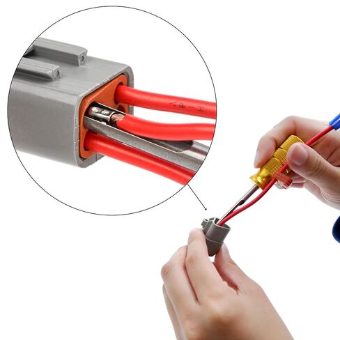 Deutsch Terminal Removal Key Tool, 14/16 / 20 AWG DT, DTM, DTP Terminal Release Tool Kit, 3 Pieces - Car Vehicle, Wiring Connector, Harness, Socket, Plugs, Pins, Mechanics in Kuwait