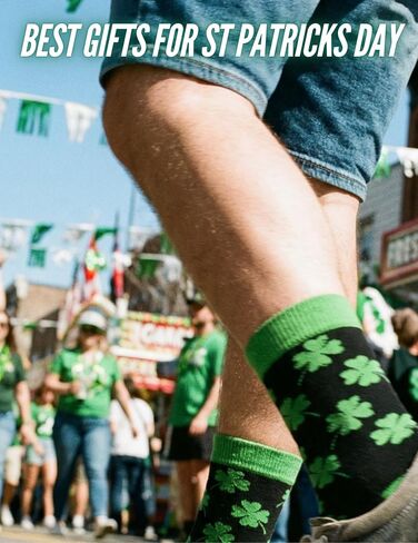 هدايا InnoBeta الأيرلندية للنساء والرجال، جوارب عيد القديس باتريك، هدايا عيد ميلاد ذات طابع أيرلندي، جورب طاقم مقاس واحد in Kuwait