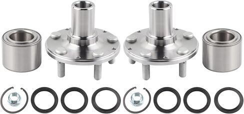 2 × مجموعة محمل محور العجلة الأمامية متوافقة مع 1993-2007 Subaru Impreza، 1998-2008 Forester، 1992-1999 Legacy، استبدل BR930577K 28016FA000 28016AA020 in Saudi Arabia