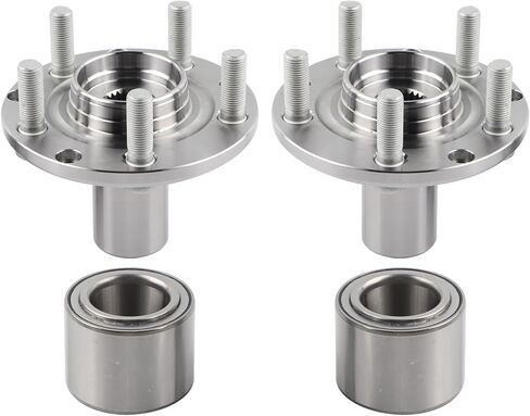 2 × مجموعة محمل محور العجلة الأمامية متوافقة مع 1993-2007 Subaru Impreza، 1998-2008 Forester، 1992-1999 Legacy، استبدل BR930577K 28016FA000 28016AA020 in Saudi Arabia
