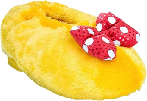 Yellow Slippers with Red Sequin Bow (Adult Women’s Midium) in Saudi Arabia