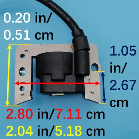 34443A 34443D Ignition Coil for Tecumseh 34443 34443B 3443C AV520 H HSK HSSK LEV LH195 LV OH195 OHH OHSK OVRM TH139 TV085 TVM140 TVS TVXL840 VLV126 VSK LEV100 LEV115 LEV120 Z573 in Saudi Arabia