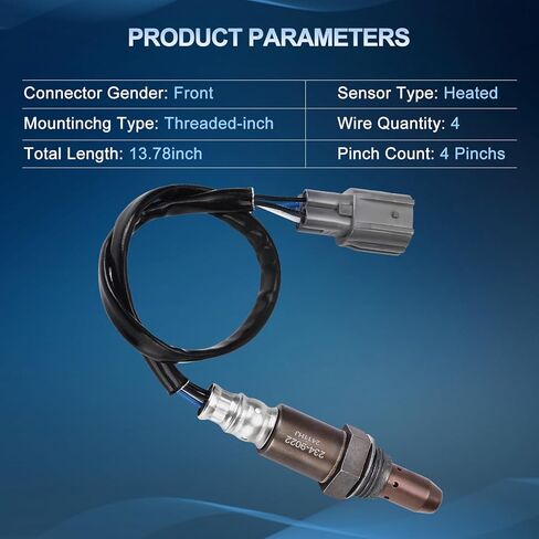 O2 Oxygen Sensor Upstream for Toyota Camry Avalon Highlander 2008-2011, Tacoma 2011-2012, for RAV4 Venza 2009-2012, for Lexus ES350 2008-2011, RX350 2007-2009, RX450h 2010, Replace 234-9022 1Pc in Saudi Arabia