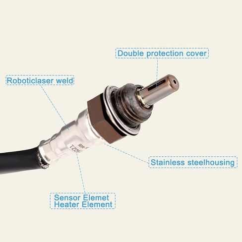 Oxygen Sensor (O2 Sensor) Compatible with Polaris RZR XP Turbo 2016-2022/Ranger XP 900 2016-2019/General 1000 2016-2021/Sportsman 570 2015-2021/RZR XP 1000/4 Turbo 2016-2021#4016021 4013979 in Kuwait