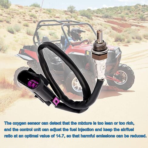 Oxygen Sensor (O2 Sensor) Compatible with Polaris RZR XP Turbo 2016-2022/Ranger XP 900 2016-2019/General 1000 2016-2021/Sportsman 570 2015-2021/RZR XP 1000/4 Turbo 2016-2021#4016021 4013979 in Kuwait