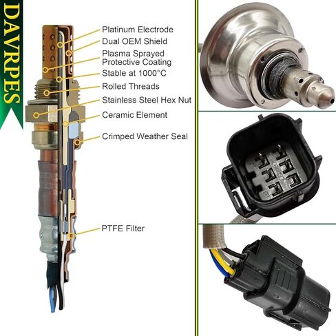 2 قطعة 234-5726 234-8046 المنبع O2 الاستشعار ل أكورا RDX 2019-2021 TLX 2021 2.0L L4 ، لهوندا أكورد 2018-2021 1.5L L4 2018-2020 2.0L L4 36532-6A0-A01 36531-6A0-A01 in Saudi Arabia