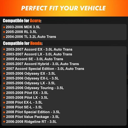 2003-2008 أجهزة استشعار الأكسجين O2 المنبع 234-4368، المصب 234-5010 234-4355 AFR مناسب لـ Acura MDX RL TL، Honda Accord Odyssey Pilot Ridgeline 3.0L 3.2L 3.5L in Saudi Arabia