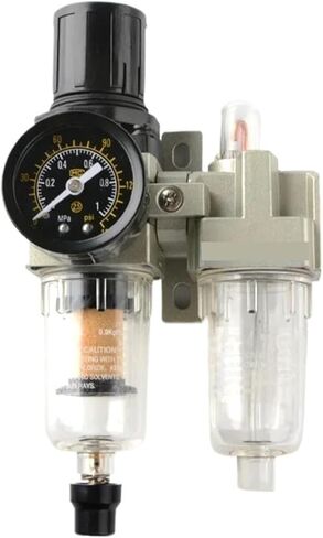 Air Compressor AC 2010 1/8 1/4 3/8 1/2 3/4 1 Oil Water Separator Regulator Trap Filter Airbrush Pneumatic Components(AC3010-02 A PT1-4) in Saudi Arabia