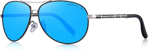 MERRY'S Premium Fashion Style Mens Classic pilot Sunglasses Polarized 100% UV sun glasses for men S8766 in Saudi Arabia