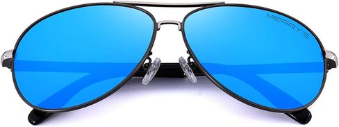 MERRY'S Premium Fashion Style Mens Classic pilot Sunglasses Polarized 100% UV sun glasses for men S8766 in Saudi Arabia