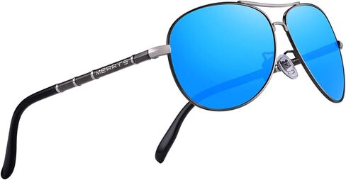 MERRY'S Premium Fashion Style Mens Classic pilot Sunglasses Polarized 100% UV sun glasses for men S8766 in Saudi Arabia