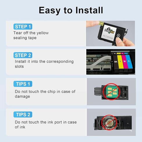 232XL Ink Cartridge Remanufactured for 232XL 232 XLCombo Pack Compatible with WF-2930 WF-2950 XP-4200 XP-4205 Printers, Black Cyan Magenta Yellow 4 Pack in Kuwait