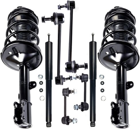 Struts Suspension Kit fit for 2001-2005 for Toyota RAV4 Front Complete Struts Assembly Rear Shock Absorber Stabilizer Bar Link in Saudi Arabia