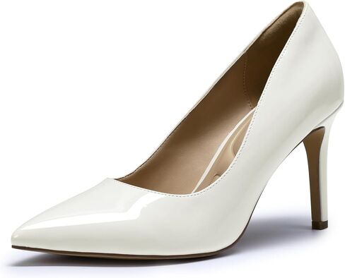 YYNUDA Women's Pumps Pointed Toe Stiletto High Heels Slip On Shoe 3.35 Inch in Kuwait