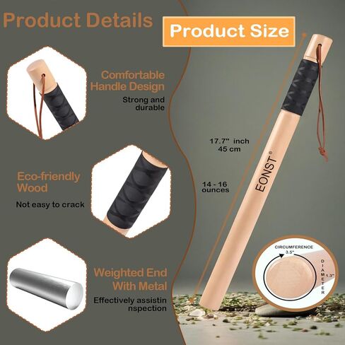 Home/Car/Self Defense Weighted Wooden Tire Thumper Fish bat Truckers Tool for Checking tire Pressure Dog Defense Stick Tire Checking bat in Kuwait