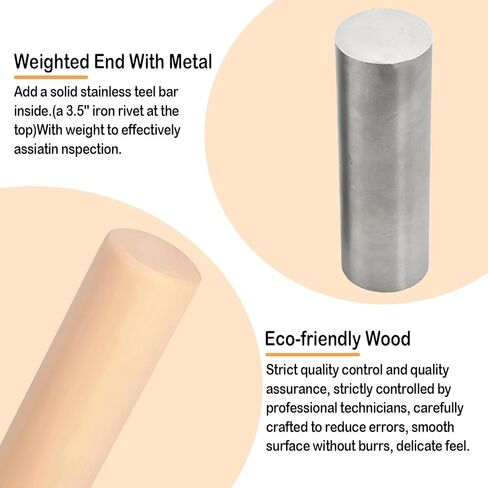 Home/Car/Self Defense Weighted Wooden Tire Thumper Fish bat Truckers Tool for Checking tire Pressure Dog Defense Stick Tire Checking bat in Kuwait