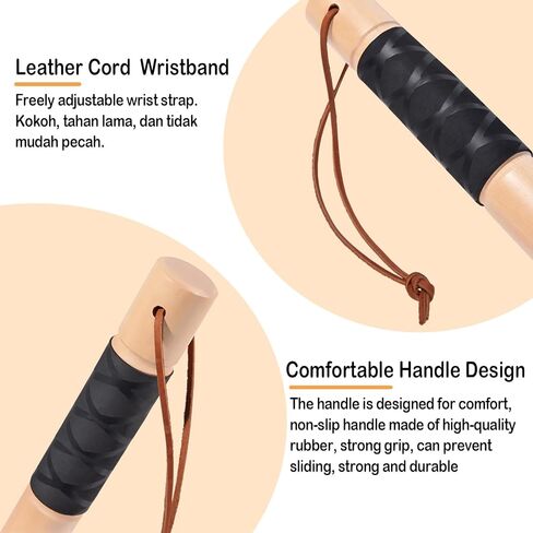 Home/Car/Self Defense Weighted Wooden Tire Thumper Fish bat Truckers Tool for Checking tire Pressure Dog Defense Stick Tire Checking bat in Kuwait