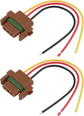 2pcs 3-Pin Turn Signal Connector 55077120AF Compatible with Dodge Ram 2500 2003-2009 15cm Wires in Saudi Arabia