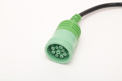 Wirenest® – Aftermarket Replacement for Noregon 121891-TC Diagnostic Cable – Supports Type 1 & Type 2 9-Pin J1939 with Tri-CAN – Compatible with JPRO® DLA+ 2.0 & DLA+ 3.0 in Kuwait