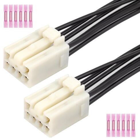 Tail Lamp Connector Wiring Harness Pigtail Plug Fit for KIA Forte Optima Spectra5 for Toyota Highlander 2001-2007 2PCS in Kuwait