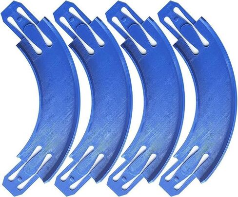 استبدال موصلات مضمار السباق لزوايا المسار المنحنية للعجلات الساخنة، دوران مائل 90 درجة، متوافق مع مسار العجلات الساخنة - 4 عبوات in Kuwait