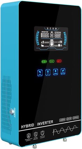 Y&H 4000W عاكس شمسي هجين DC24V 120VAC خرج موجة جيبية نقية بدون بطارية، شاحن MPPT مدمج 140 أمبير، شاشة LCD تعمل باللمس 6.25 بوصة، UPS/خط/وضع البطارية، للمنزل خارج الشبكة/RV/نظام تخزين الطاقة in Kuwait