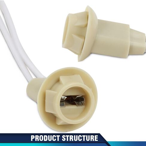 PIT66 Pair Side Marker Light Lens Bulb Socket Compatible with Chevy/GMC Pickup Trucks 1967-1991 (Fits Front and Rear Sides) in Saudi Arabia