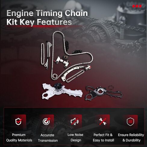 cciyu TK2040 AW6047 16100-39455 Timing Chain Kit & Water Pump Sets for2005-2015 for Toyota Avalon;2007-2015 for Toyota Camry;2008-2015 for Toyota Highlander in Saudi Arabia