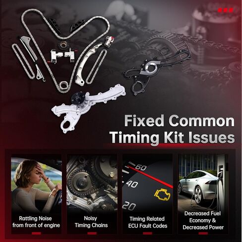 cciyu TK2040 AW6047 16100-39455 Timing Chain Kit & Water Pump Sets for2005-2015 for Toyota Avalon;2007-2015 for Toyota Camry;2008-2015 for Toyota Highlander in Saudi Arabia
